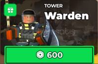 ⭐Tower Defense Simulator : Warden⭐ 