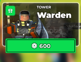 ⭐[ Tower Defense Simulator ] Warden