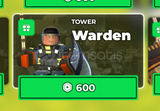 Tower Defense Simulator Warden
