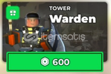 ✨Tower Defense Simulator Warden ✨