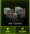 Tower Defense X AA Turret