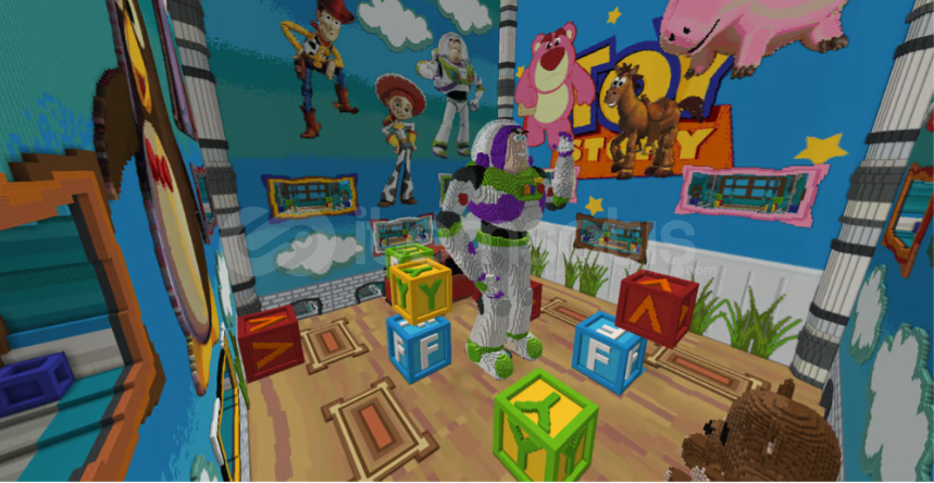 Toy Story Box PvP Map - 300x300 | Map Toy Story Box PvP Map - 300x300 | Map