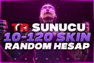 ⭐️ TR 10-120 Skin Garanti Efsane Random Hesap