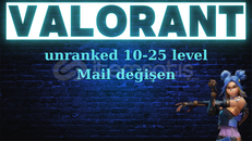 ⭐TR 10-25 LEVEL UNRANKED MAİL DEĞİŞEN⭐