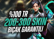 TR 200-300 SKIN FULL RANDOM HESAP GARANTI 