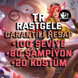 TR +100 SEVİYE RANDOM HESAP