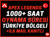 TR⭐️1000+ SAAT APEX LEGENDS STEAM⭐️İLK MAİL✅