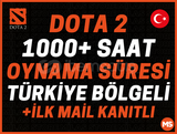 TR⭐️1000+ SAAT DOTA 2 STEAM HESABI⭐️İLK MAİL✅