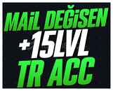 TR +15 LVL MAİL DEĞİŞEN HESAPLAR #LOL