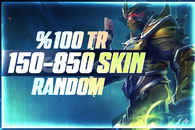 ⭐️TR 150-850 Skin LoL Random Hesap ⭐️