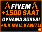 TR⭐️+1500 FİVEM SAATİ✅İLK MAİL İLE TESLİM⭐️ TR⭐️+1500 FİVEM SAATİ✅İLK MAİL İLE TESLİM⭐️