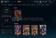 TR / 174 SKİN FULL HERO 749 LVL HESAP