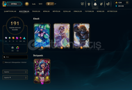 TR / 191 SKİN FULL HERO 388 LVL HESAP