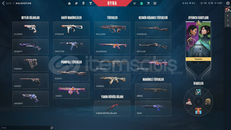 TR 2 BIÇAK 2 PHANTOM 1 VANDAL 28 SKİNLİ HESAP