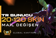 TR ⭐20-120 SKIN | 30 LEVEL | MAIL DEGISEN HESAP