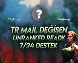 TR 20 LEVEL UNRANKED MAİL DEĞİŞEN RANKED READY