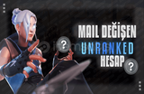 TR 20 LVL UNRANKED-MAİL DEĞİŞEN-TEMİZ HESAP