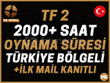 TR⭐️2000+ SAAT TEAM FORTRESS 2⭐️İLK MAİL✅