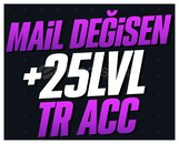 TR +25 LVL MAİL DEĞİŞEN HESAPLAR #LOL