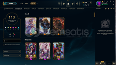  TR - 268 lvl - 113 kostüm -TFT g.kılıcı yasuo