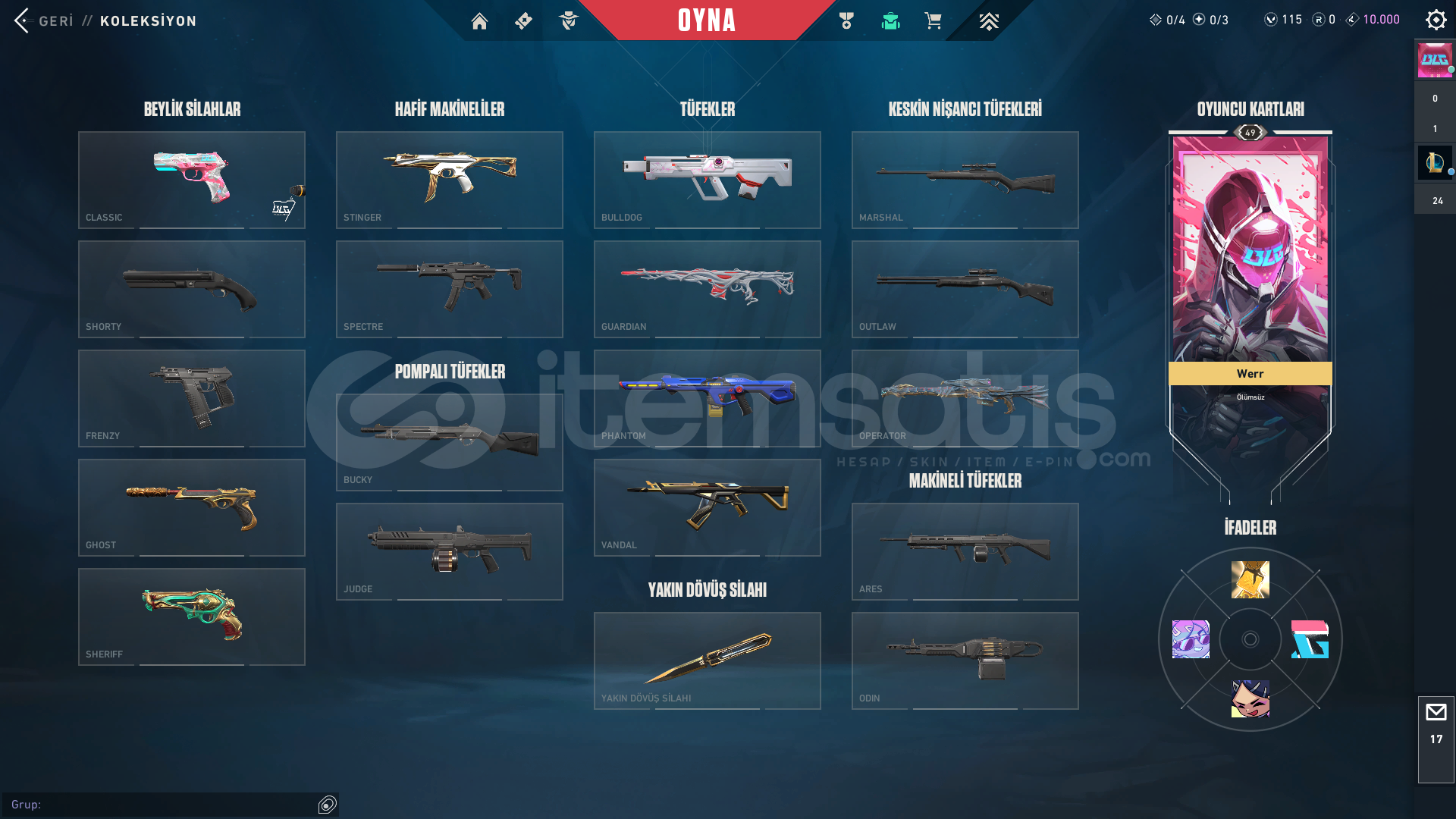 ✨[TR☘️ +27K VP ENV. / KELEBEK / 29 SKİN  ✨[TR☘️ +27K VP ENV. / KELEBEK / 29 SKİN