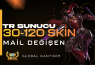 TR ⭐30-120 SKIN | 30 LEVEL | MAIL DEGISEN ⭐