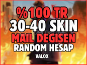 ⭐[TR] 30-40 Skin - Mail Değişen Random Hesap⭐