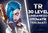 ✨TR 30 LEVEL UNRANKED 40K+ MAVİ ÖZ HESAP