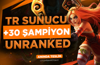 ⭐TR ➜ +30 Şampiyon ~ 30 LvL Unranked / Handmade ⭐TR ➜ +30 Şampiyon ~ 30 LvL Unranked / Handmade