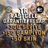 TR +300 SEVİYE +150 ŞAMPİYON RANDOM HESAP