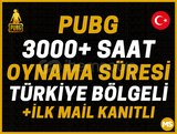 TR⭐️3000+ SAAT PUBG STEAM HESABI⭐️İLK MAİL✅