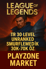 TR 30K+ MAVİ ÖZ 30 LEVEL BAN YEMEZ UNRANKED