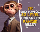 ⭐️TR 40K+ Dereceli Hazır 30 Level Unranked⭐️