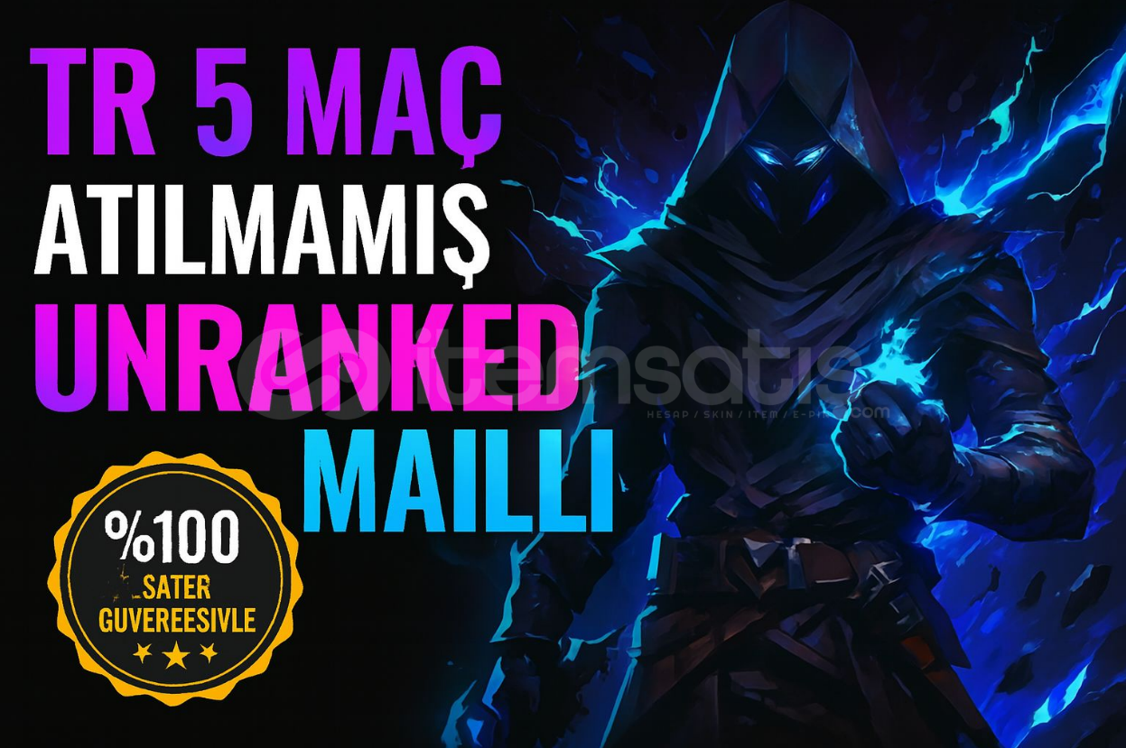 TR 5 MAÇ HAZIR MAİLLİ FRESH HESAP!!!!!!! TR 5 MAÇ HAZIR MAİLLİ FRESH HESAP!!!!!!!