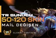 TR⭐50-120 SKIN | 30 LEVEL | MAIL DEGISEN ⭐