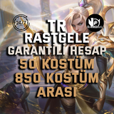 TR 50-850 SKİN GARANTİLİ LOL RANDOM HESAP