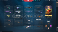 TR + 2 Bıçak + 2 Vandal + 2 Phantom + 1123 VP