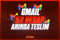 ⭐️TR 5X GMAİL ANINDA TESLİMAT⭐️