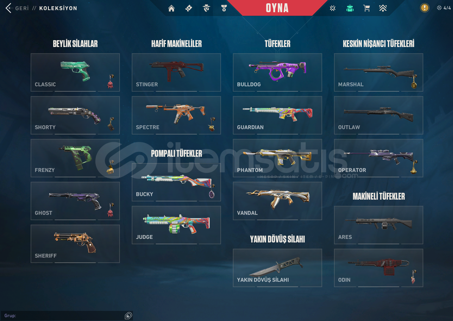 TR / 8 BIÇAK + YİTİK VANDAL + ASİL PHANTOM TR / 8 BIÇAK + YİTİK VANDAL + ASİL PHANTOM