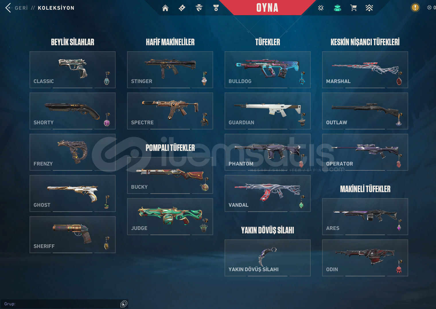 TR / ARCANE SHERİFF + YAĞMACI + ONİ SET TR / ARCANE SHERİFF + YAĞMACI + ONİ SET