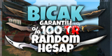 TR BIÇAK GARANTİLİ VALORANT RANDOM HESAP