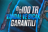 ⭐%TR ⭐ BIÇAK VE VANDAL GARANTİLİ 