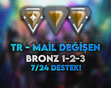 TR - BRONZ - MAİL DEĞİŞEN +20 LEVEL HANDMADE !