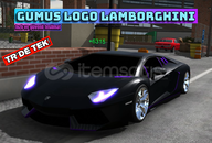 (TR'DE TEK) GÜMÜŞ LOGO LAMBORGHINI