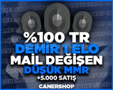 TR - DEMİR 1 - MAİL DEĞİŞEN - DÜŞÜK MMR! - TR - DEMİR 1 - MAİL DEĞİŞEN - DÜŞÜK MMR! -