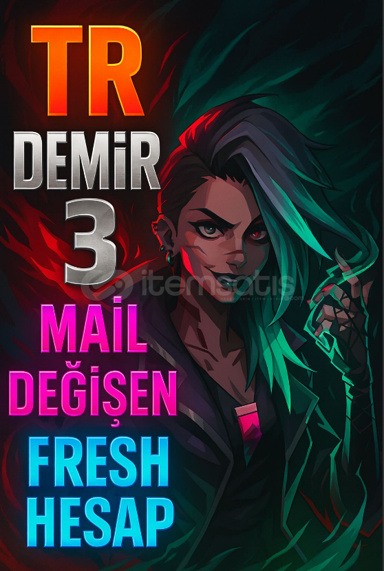 TR DEMİR 3 MAİL DEĞİŞEN DÜŞÜK MMR FRESH HESAP!! TR DEMİR 3 MAİL DEĞİŞEN DÜŞÜK MMR FRESH HESAP!!
