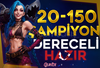 ⭐️[TR] DERECELİ HAZIR 20+ ŞAMPİYON 30+ LEVEL⭐️