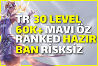 ⭐️TR Dereceli Hazır 30 Level Unranked Hesap⭐️
