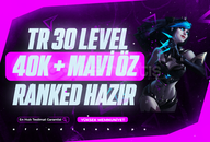 ⭐️TR Dereceli Hazır 30 Level Unranked Hesap⭐️