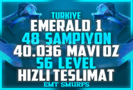 TR / Emerald I (48 LP) / 40036 MaviÖz / 48 ŞAMP